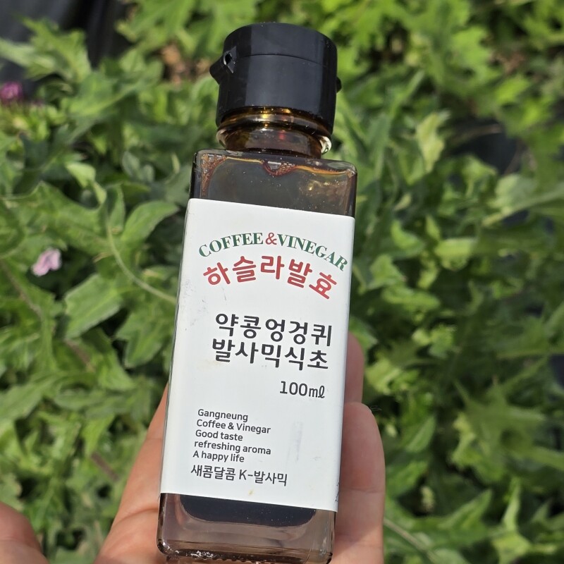 강릉팜,[발효장단]약콩엉겅퀴 발사믹식초 100ml 밀크시슬 전통 자연 발효