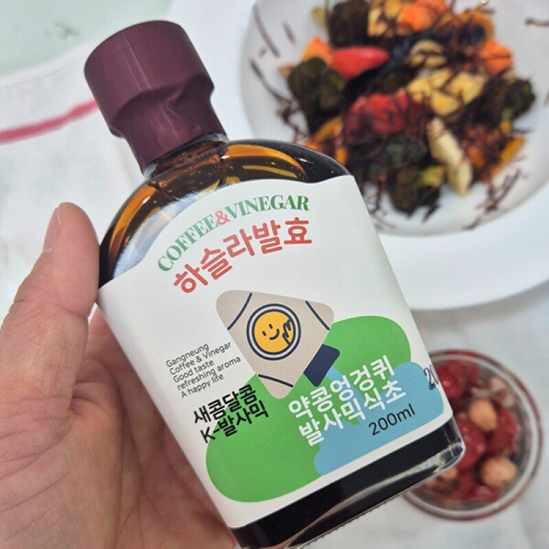 강릉팜,[발효장단]약콩엉겅퀴 발사믹식초 100ml 밀크시슬 전통 자연 발효