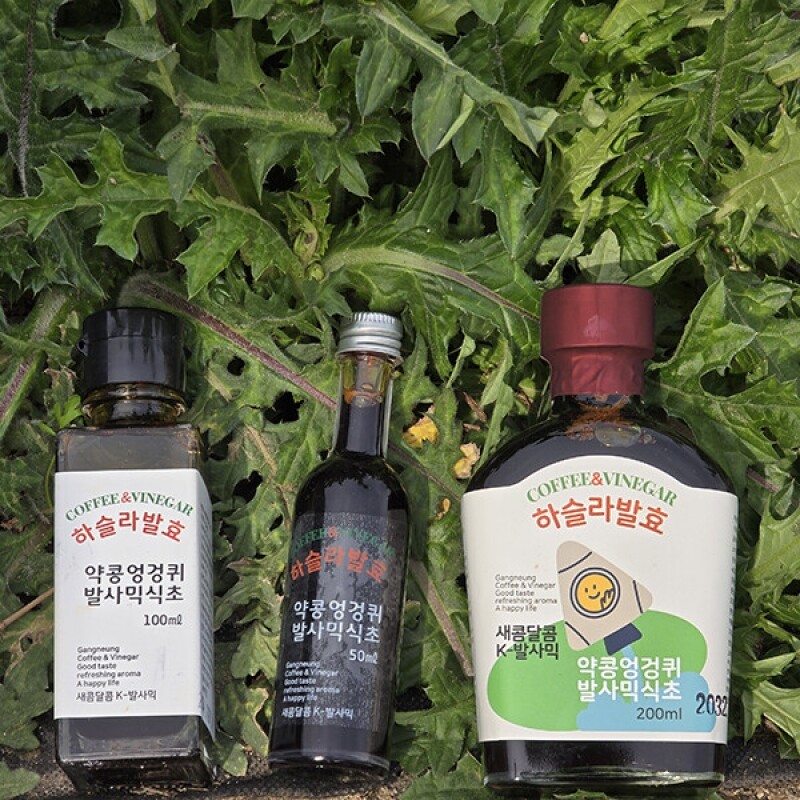 강릉팜,[발효장단]약콩엉겅퀴 발사믹식초 100ml 밀크시슬 전통 자연 발효