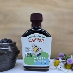 하슬라 고급 발사믹식초 항아리 자연발효 200ml 약콩엉겅퀴 밀크시슬 드레싱소스