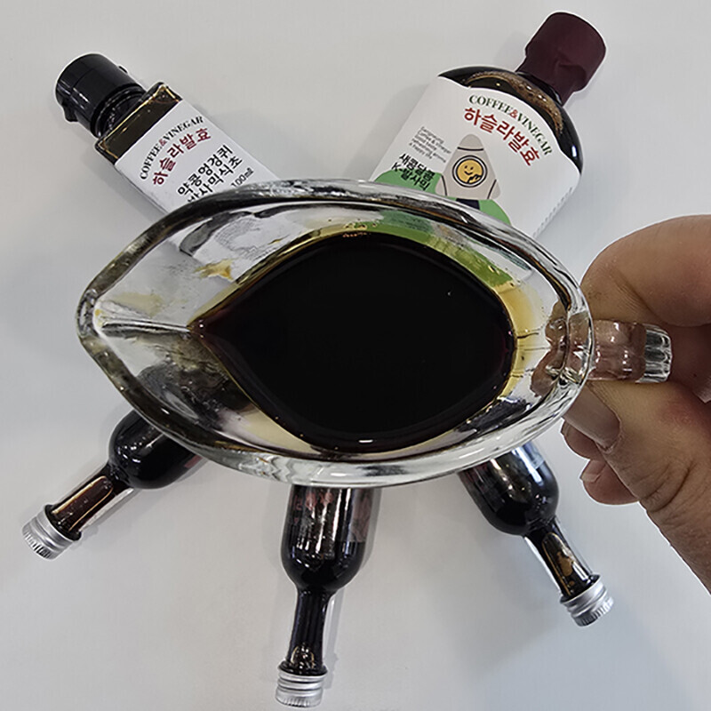 강릉팜,하슬라 자연발효 발사믹식초 200ml 4종 사과 산사보리 약콩엉겅퀴 커피