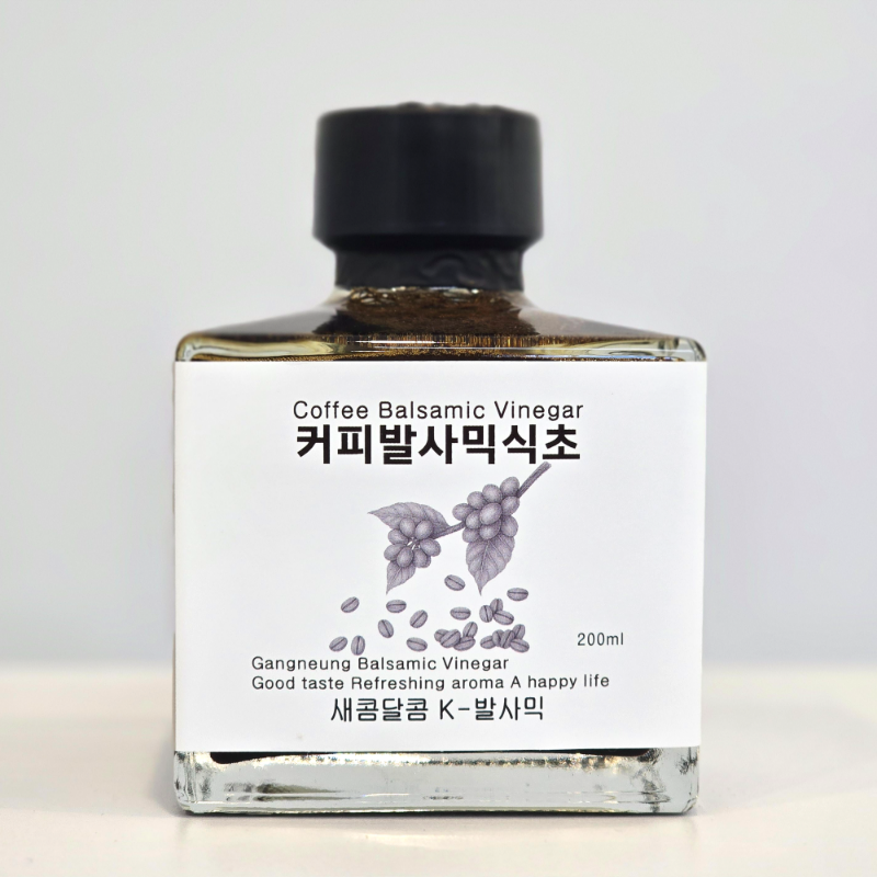 강릉팜,하슬라 자연발효 발사믹식초 200ml 4종 사과 산사보리 약콩엉겅퀴 커피