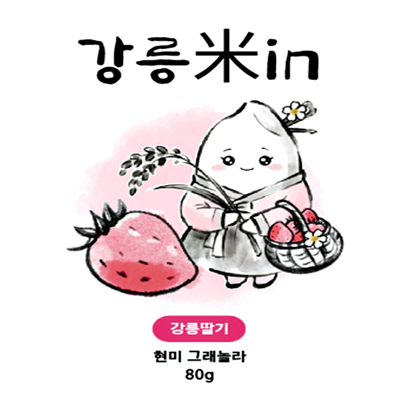 강릉팜,G-MIDAM 달콤고소 바삭한 딸기현미,사과현미, 곶감현미 강릉미인 그래놀라  ▶무료배송◀