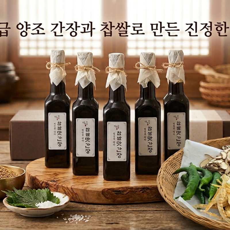 강릉팜,G-MIDAM 강릉미담 찹쌀 맛간장 만능간장"3개"