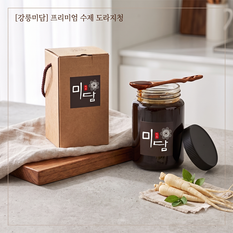 강릉팜,G-MIDAM 강릉미담 도라지청 400ml"2병" ▶무료배송◀